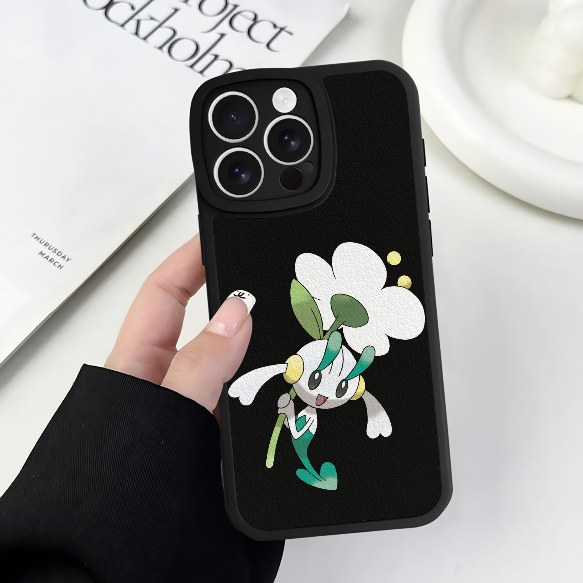 （画像用） ポケットモンスター Pokémon 【iPhone 16シリーズ対応】シリコンスマホケース（レザー調） 材質：シリコン